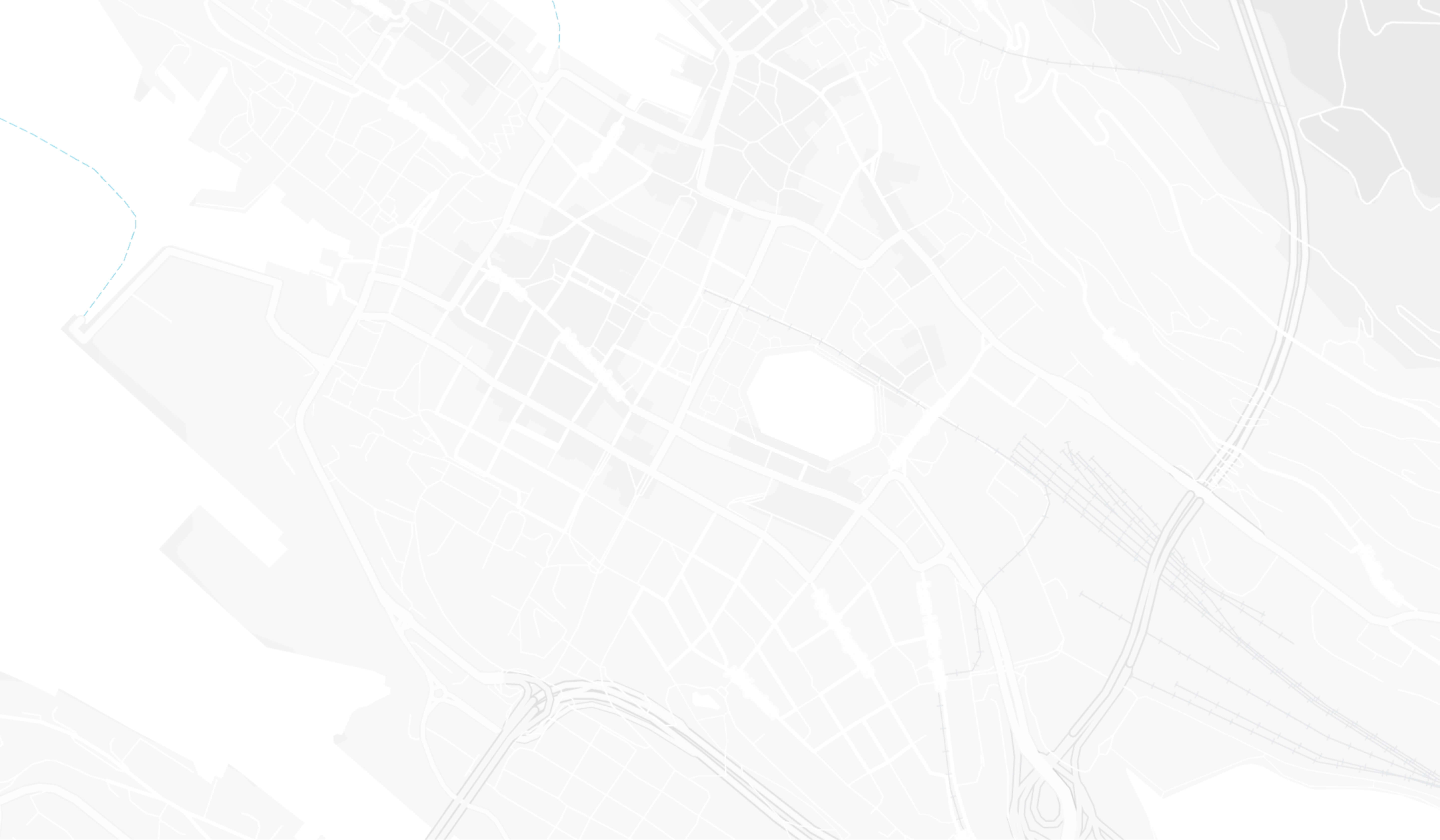 Kart over Bergen