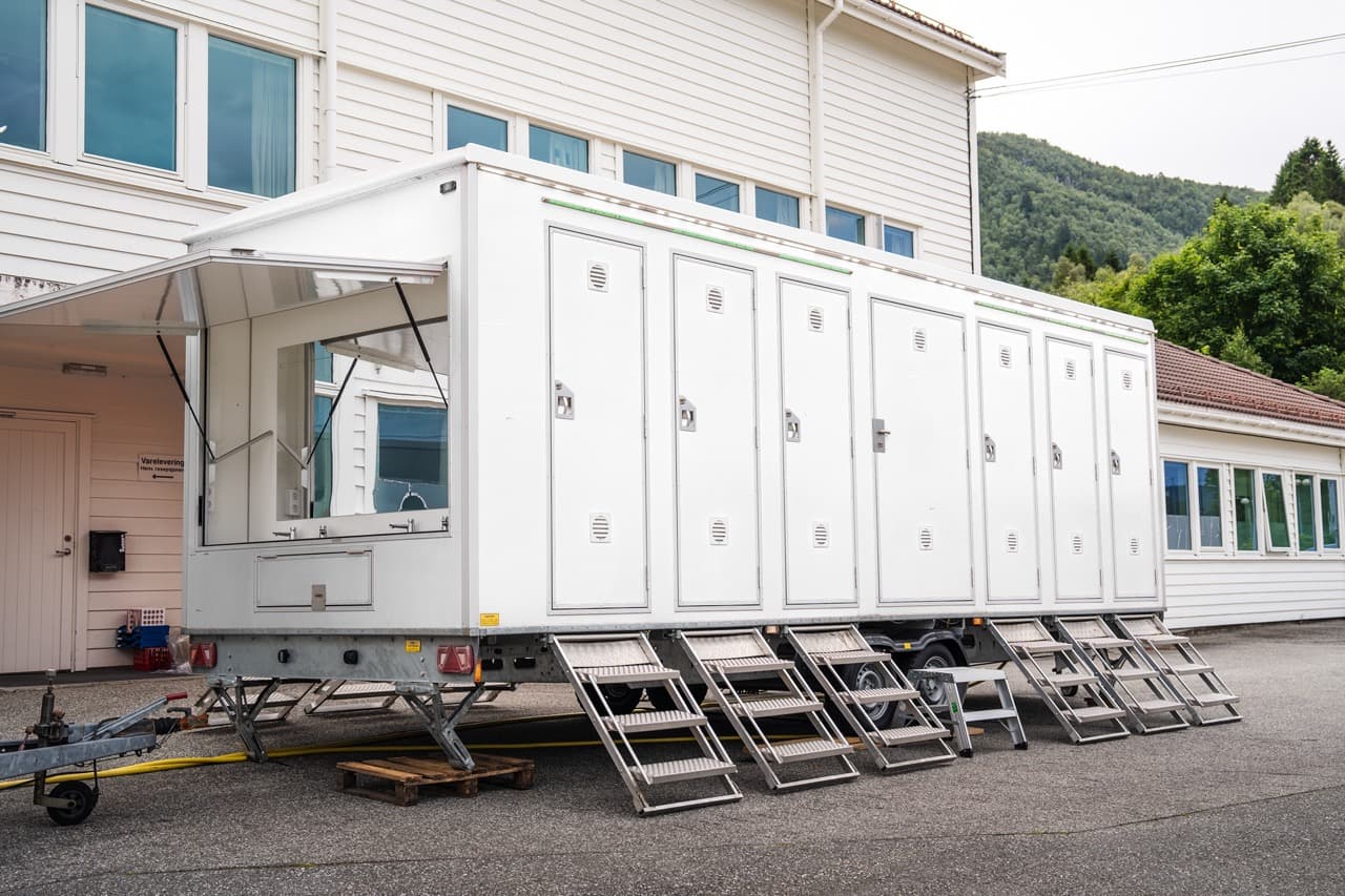 Leie dusjvogn i Bergen