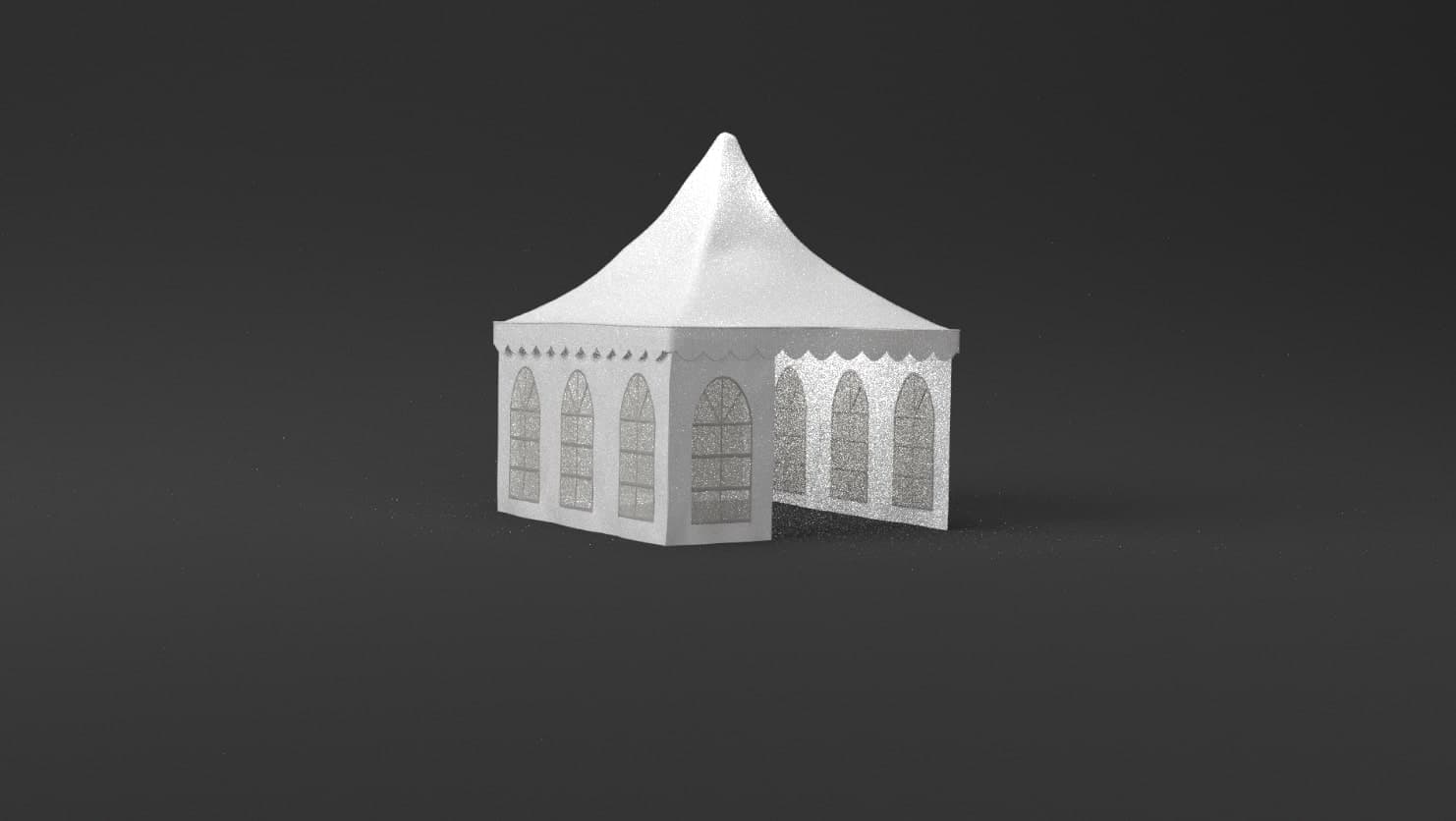 Topptelt til leie i 4x4m