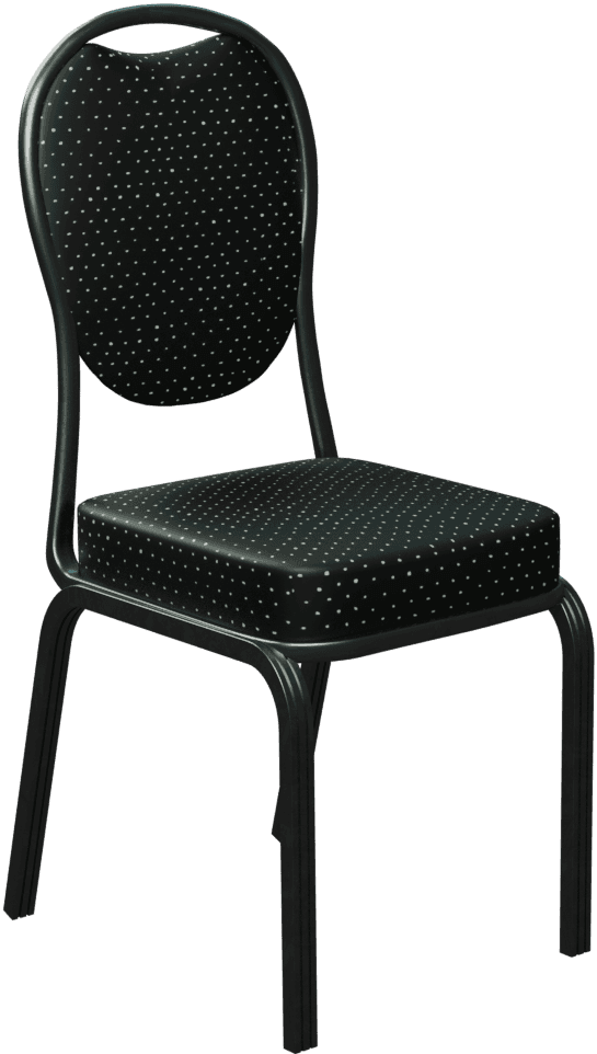 Svarte bankettstoler til leie